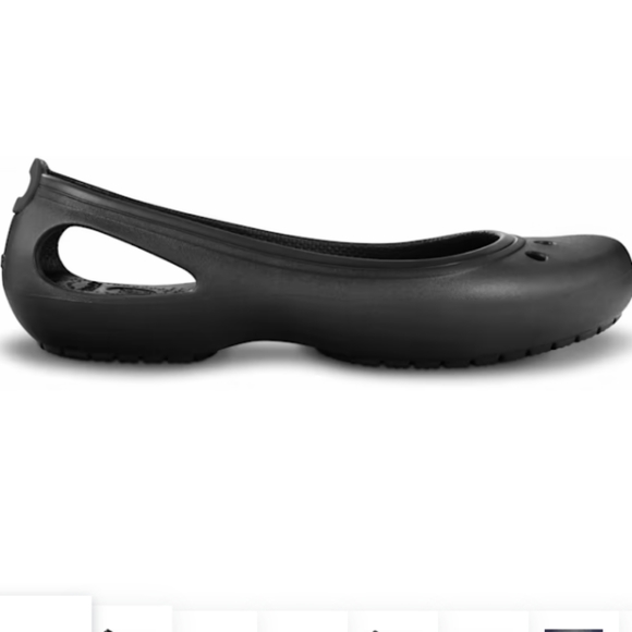 Crocs KADEE FLAT Black Size 8 Women's Ballerina Flats - Picture 3 of 5